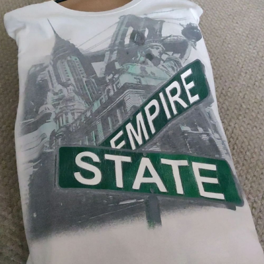 5ive Empire State Building NY Graphic Print Tee